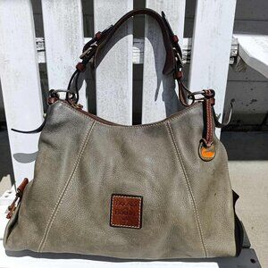 Dooney & Bourke Olive Hobo Leather Bag